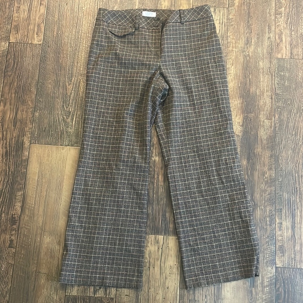 Loft plaid pants
